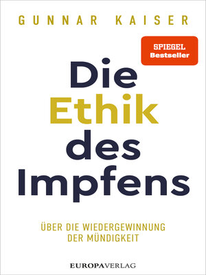 cover image of Die Ethik des Impfens